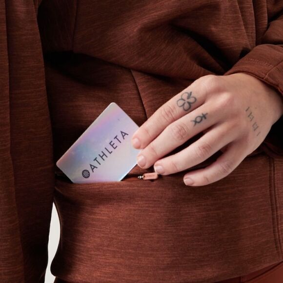 NWT Athleta Altitude Polartec Half Zip Sweatshirt Mahogany Brown L - Picture 5 of 7